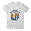 Promoted To Papa Est 2024 First Time Fathers Day Vintage Shirt & Hoodie | teecentury