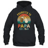 Promoted To Papa Est 2024 Vintage New Papa Fathers Day Shirt & Hoodie | teecentury