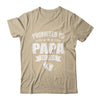 Promoted To Papa Est 2025 Fathers Day First Time New Papa Shirt & Hoodie | teecentury