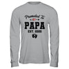 Promoted To Papa Est 2025 First Time Fathers Day Shirt & Hoodie | teecentury