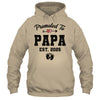 Promoted To Papa Est 2025 First Time Fathers Day Shirt & Hoodie | teecentury