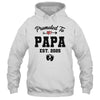 Promoted To Papa Est 2025 First Time Fathers Day Shirt & Hoodie | teecentury