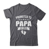 Promoted To Papa Est 2026 Fathers Day First Time New Papa Shirt & Hoodie | teecentury