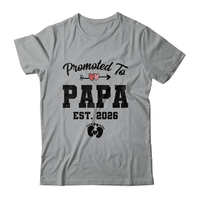 Promoted To Papa Est 2026 First Time Fathers Day Shirt & Hoodie | teecentury
