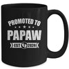 Promoted To Papaw Est 2024 Fathers Day First Time New Papaw Mug | teecentury