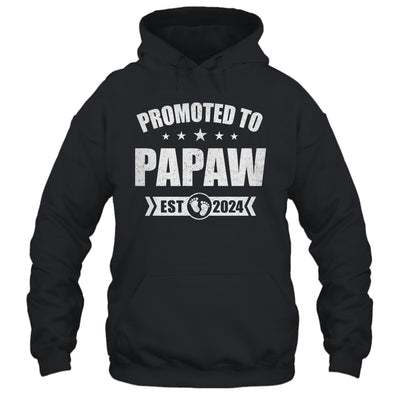 Promoted To Papaw Est 2024 Fathers Day First Time New Papaw Shirt & Hoodie | teecentury