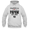 Promoted To Papaw Est 2024 First Time Fathers Day Shirt & Hoodie | teecentury