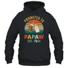 Promoted To Papaw Est 2024 Vintage New Papaw Fathers Day Shirt & Hoodie | teecentury