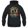 Promoted To Papaw Est 2025 Fathers Day Vintage Shirt & Hoodie | teecentury
