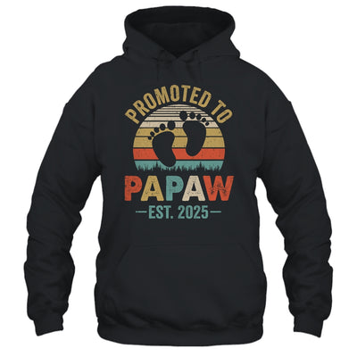 Promoted To Papaw Est 2025 Fathers Day Vintage Shirt & Hoodie | teecentury