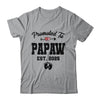 Promoted To Papaw Est 2025 First Time Fathers Day Shirt & Hoodie | teecentury