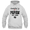 Promoted To Papaw Est 2025 First Time Fathers Day Shirt & Hoodie | teecentury