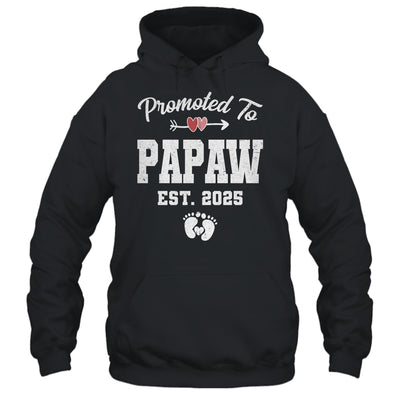 Promoted To Papaw Est 2025 Funny First Time Fathers Day Shirt & Hoodie | teecentury
