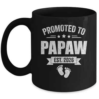 Promoted To Papaw Est 2026 Fathers Day First Time New Papaw Mug | teecentury