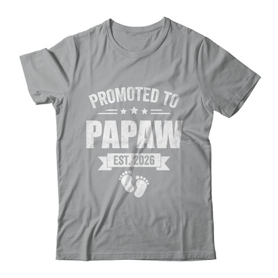 Promoted To Papaw Est 2026 Fathers Day First Time New Papaw Shirt & Hoodie | teecentury