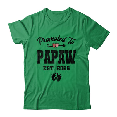 Promoted To Papaw Est 2026 First Time Fathers Day Shirt & Hoodie | teecentury