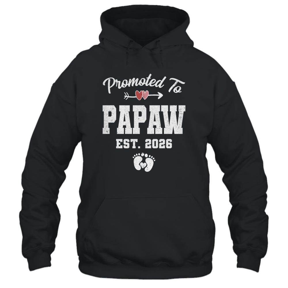 Promoted To Papaw Est 2026 Funny First Time Fathers Day Shirt & Hoodie | teecentury