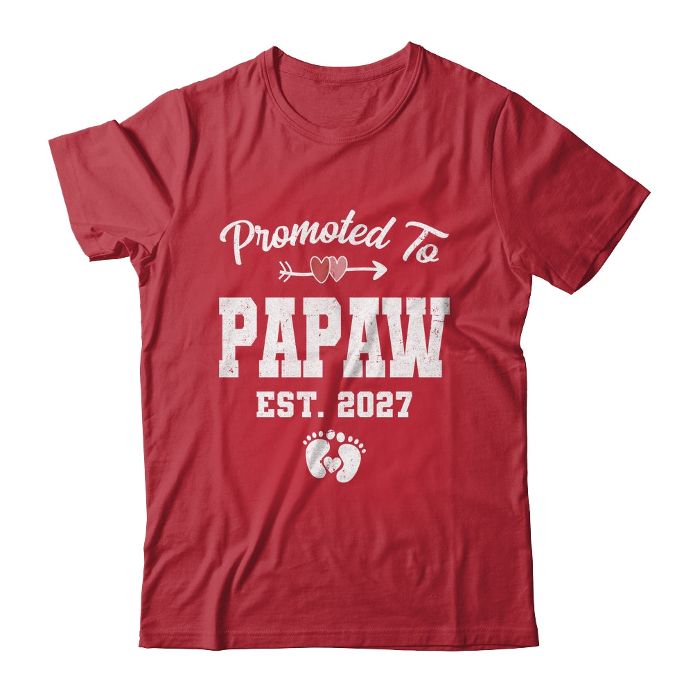 Promoted To Papaw Est 2027 Funny First Time Fathers Day Shirt & Hoodie | teecentury