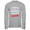 Promoted To Pawpaw Again 2026 Pregnancy Announcement Shirt & Hoodie | teecentury