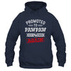 Promoted To Pawpaw Again 2026 Pregnancy Announcement Shirt & Hoodie | teecentury