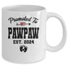 Promoted To Pawpaw Est 2024 First Time Fathers Day Mug | teecentury