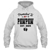 Promoted To Pawpaw Est 2024 First Time Fathers Day Shirt & Hoodie | teecentury