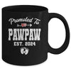 Promoted To Pawpaw Est 2024 Funny First Time Fathers Day Mug | teecentury