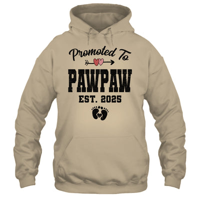 Promoted To Pawpaw Est 2025 First Time Fathers Day Shirt & Hoodie | teecentury