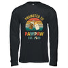 Promoted To Pawpaw Est 2025 Vintage New Pawpaw Fathers Day Shirt & Hoodie | teecentury