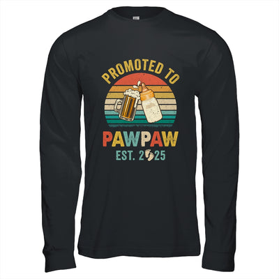 Promoted To Pawpaw Est 2025 Vintage New Pawpaw Fathers Day Shirt & Hoodie | teecentury