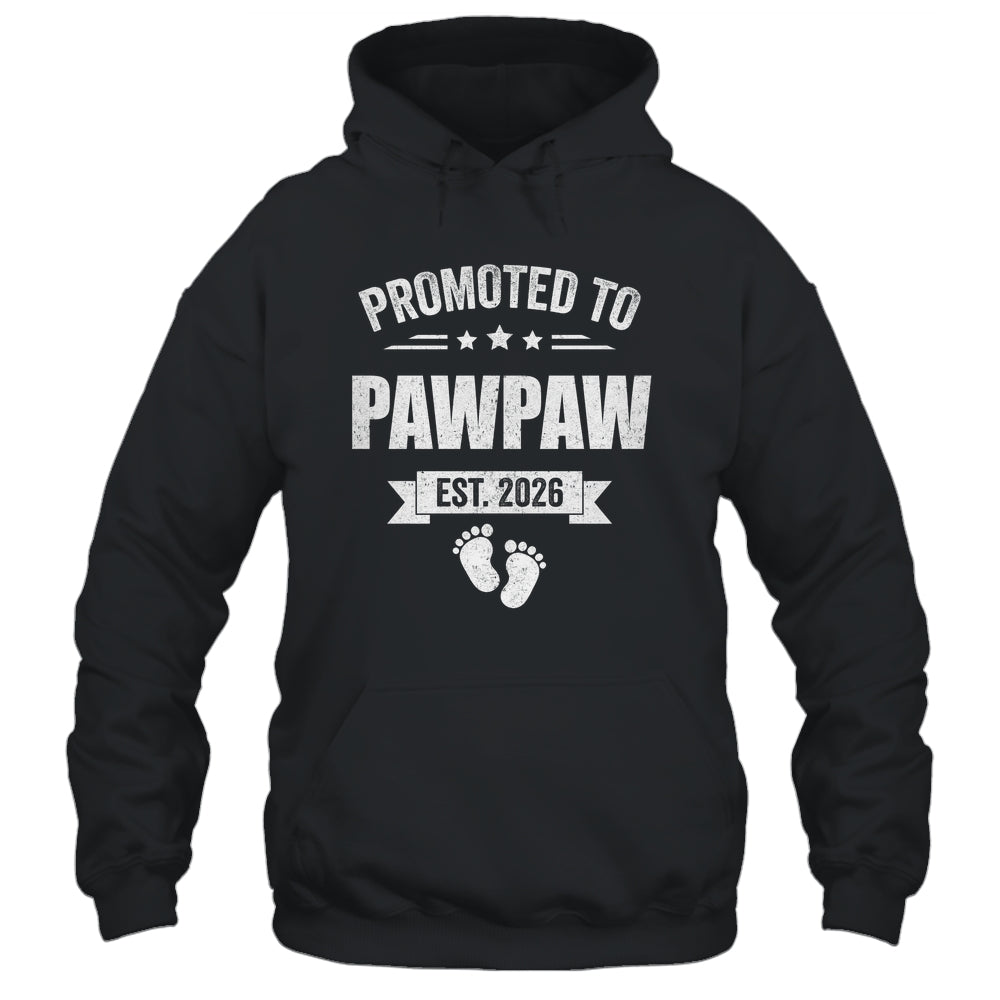 Promoted To Pawpaw Est 2026 Fathers Day First Time New Shirt & Hoodie | teecentury