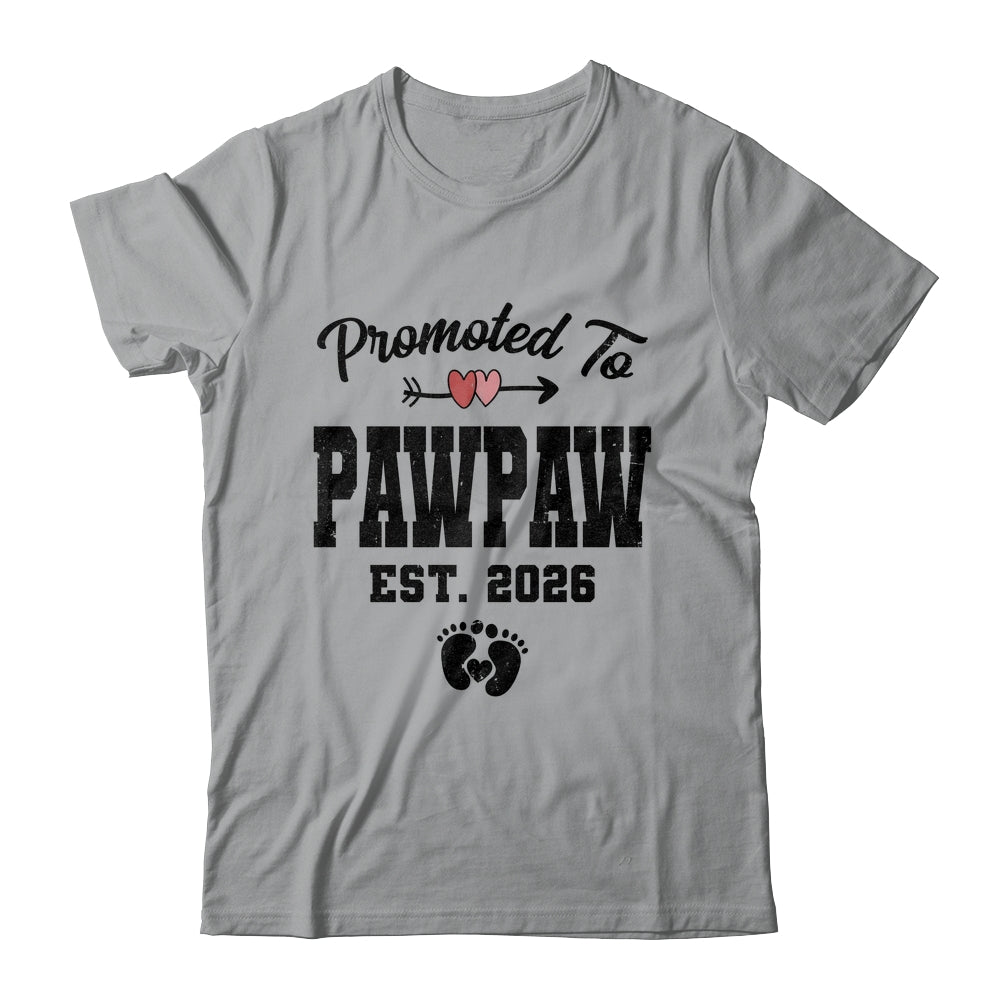 Promoted To Pawpaw Est 2026 First Time Fathers Day Shirt & Hoodie | teecentury