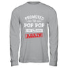 Promoted To Pop Pop Again 2026 Pregnancy Announcement Shirt & Hoodie | teecentury