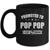 Promoted To Pop Pop Est 2024 Fathers Day First Time New Mug | teecentury