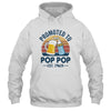 Promoted To Pop Pop Est 2024 First Time Fathers Day Vintage Shirt & Hoodie | teecentury