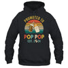 Promoted To Pop Pop Est 2024 Vintage New Fathers Day Shirt & Hoodie | teecentury