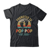 Promoted To Pop Pop Est 2025 Fathers Day Vintage Shirt & Hoodie | teecentury