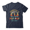 Promoted To Pop Pop Est 2025 Fathers Day Vintage Shirt & Hoodie | teecentury