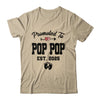 Promoted To Pop Pop Est 2025 First Time Fathers Day Shirt & Hoodie | teecentury