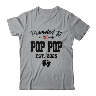 Promoted To Pop Pop Est 2025 First Time Fathers Day Shirt & Hoodie | teecentury