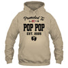 Promoted To Pop Pop Est 2025 First Time Fathers Day Shirt & Hoodie | teecentury