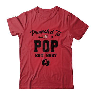 Promoted To Pop Pop Est 2027 First Time Fathers Day Shirt & Hoodie | teecentury
