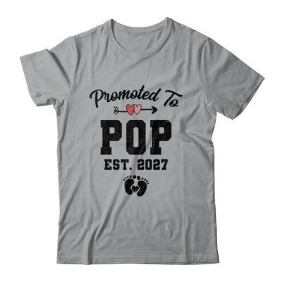 Promoted To Pop Pop Est 2027 First Time Fathers Day Shirt & Hoodie | teecentury