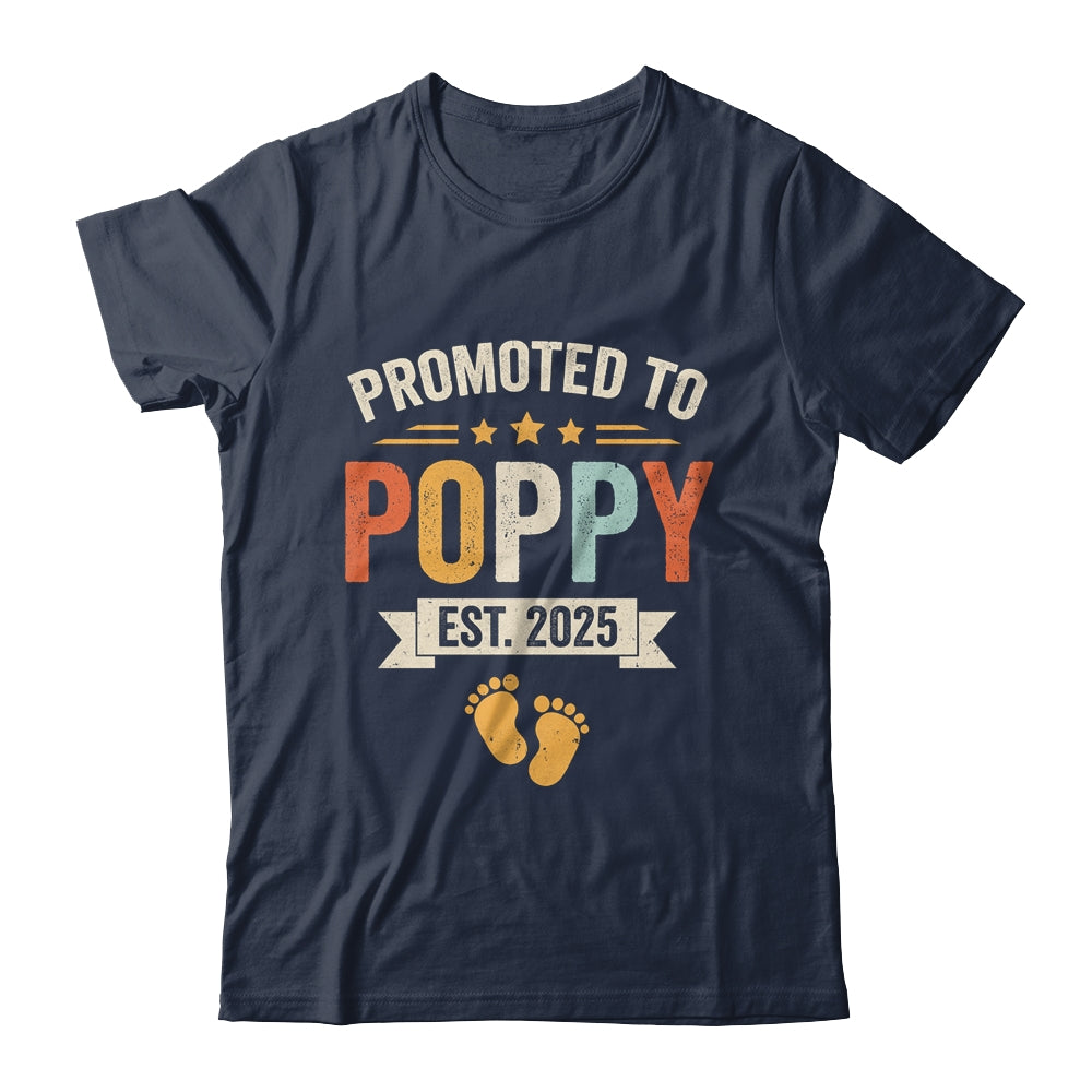 Promoted To Poppy 2025 Retro Soon To Be Poppy Est 2025 Shirt & Hoodie | teecentury