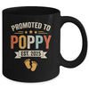 Promoted To Poppy 2025 Retro Soon To Be Poppy Est 2025 Mug | teecentury