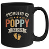 Promoted To Poppy 2025 Retro Soon To Be Poppy Est 2025 Mug | teecentury