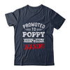 Promoted To Poppy Again 2024 Pregnancy Announcement Shirt & Hoodie | teecentury