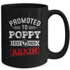 Promoted To Poppy Again 2025 Pregnancy Announcement Mug | teecentury