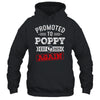 Promoted To Poppy Again 2025 Pregnancy Announcement Shirt & Hoodie | teecentury
