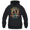 Promoted To Poppy Est 2024 Fathers Day Vintage Shirt & Tank Top | teecentury